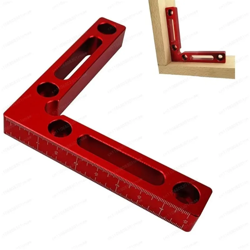 

Woodworking square ruler positioner fixture 90 degree positioning triangle ruler block combination tool