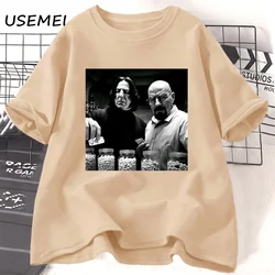Vintage Walter in Lab T Shirt Men Breaking Bad T-Shirt Funny Graphic T Shirts Unisex Cotton Short Sleeve Tee Shirt Streetwear
