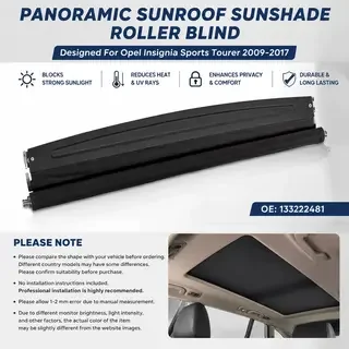 

NEW For Opel Insignia Sport Tourer 2009-2017 Panoramic Electric Sunroof Sunshade Curtain 133222481 High-Quality Fast Shipping