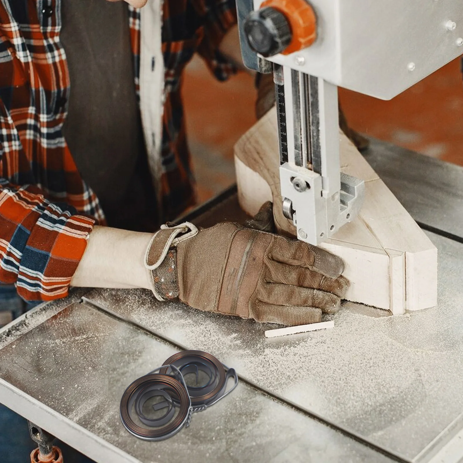 

2Pcs Drill Press Return Spring Reliable Steel Material Excellent Elasticity Stable Working Effect Drill Press Return Spring