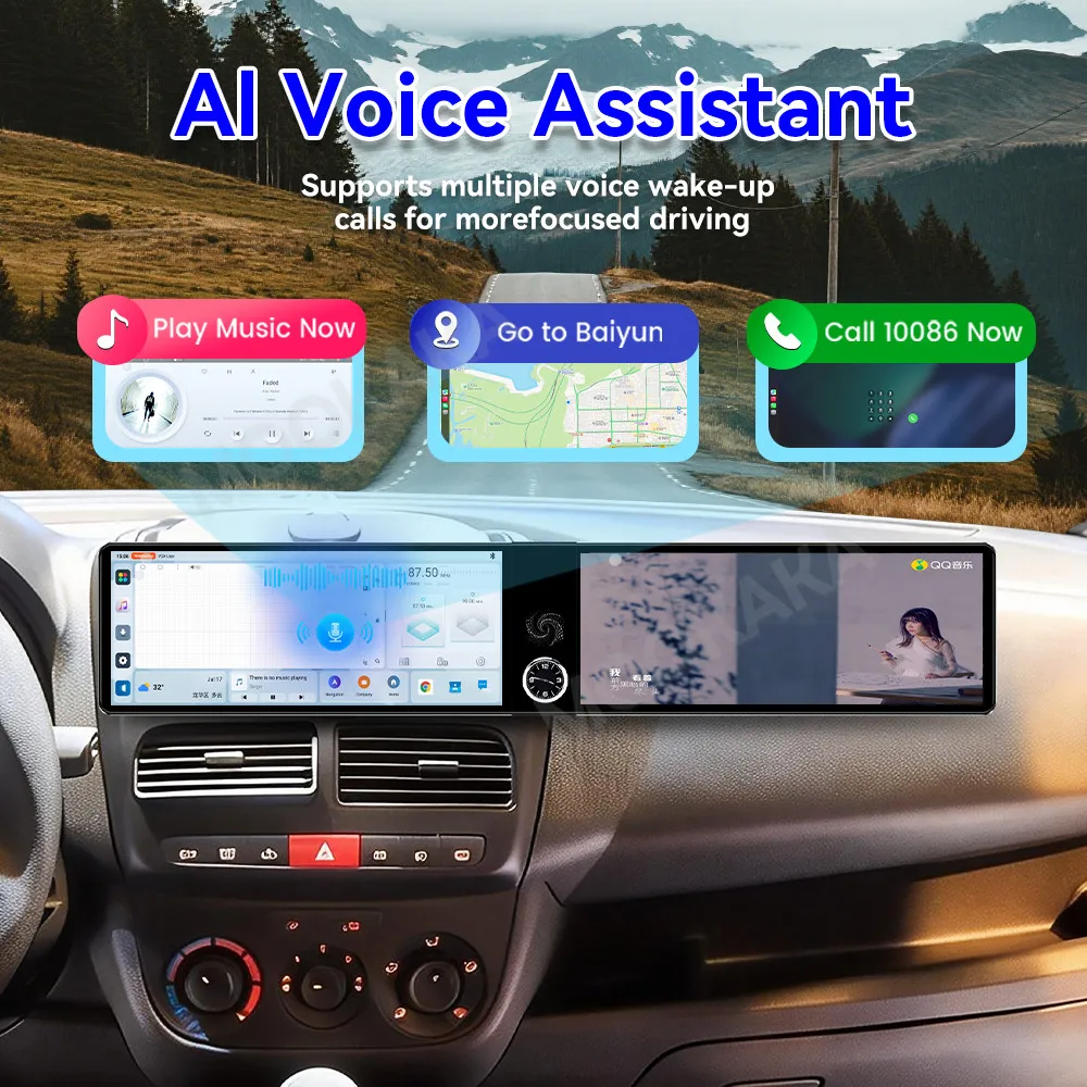 Qualcomm Android Radio For Opel Combo 2010-2015 Dual Screen GPS Multimedia Navigation Car Stereo Receiver player IPS Head Unit
