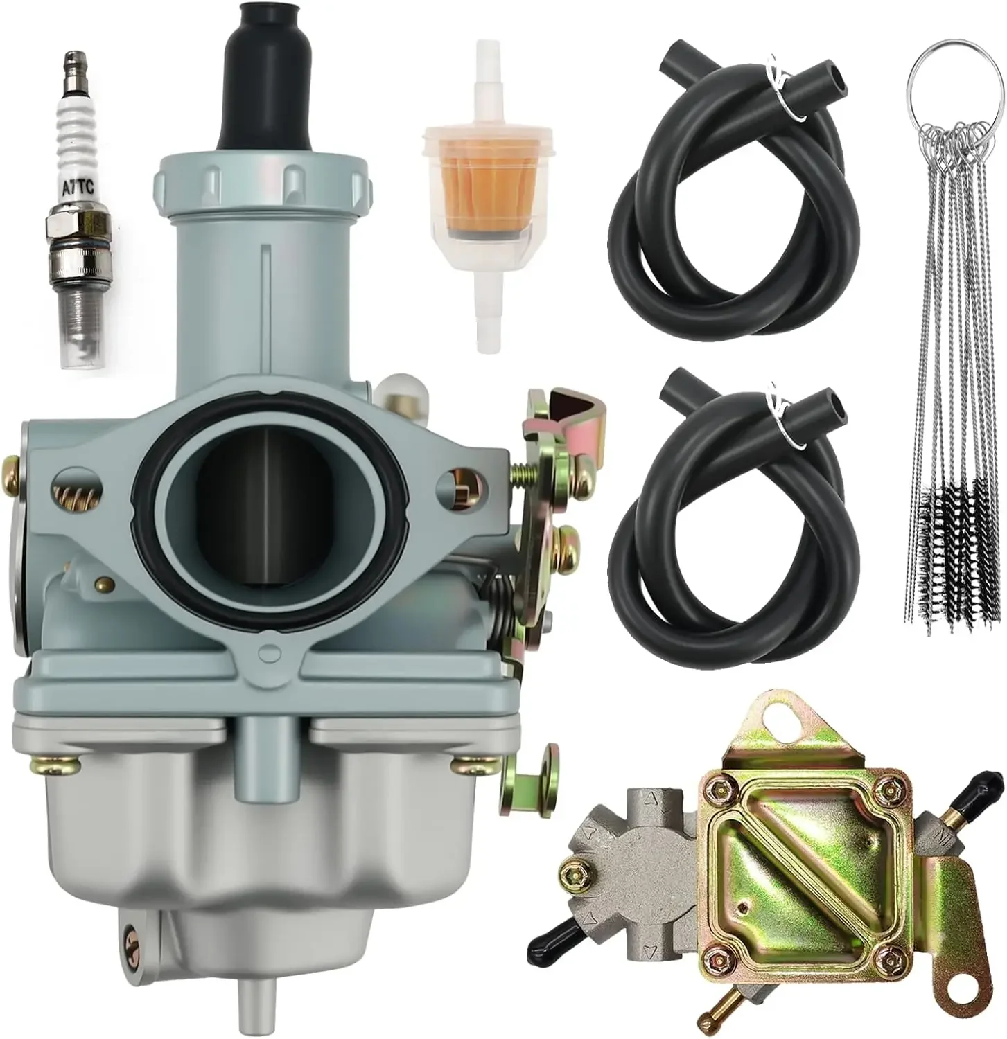 Carburador de Repuesto RZR 170 para Polaris Ranger RZR170 2009-2014, Phoenix 200 2005-2017, Sawtooth 200 2006-2007, con Filtro de Combustible
