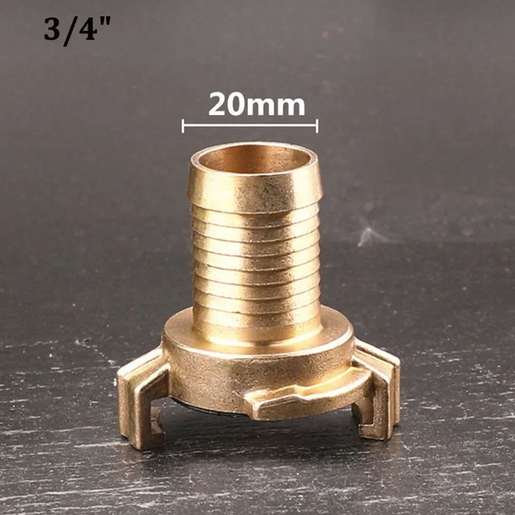 1pc Quick Connect Water Fittings Claw Couplings Tap Connectors Brass Type 13/20/26mm Leather Tube Copper Garden Spare Parts