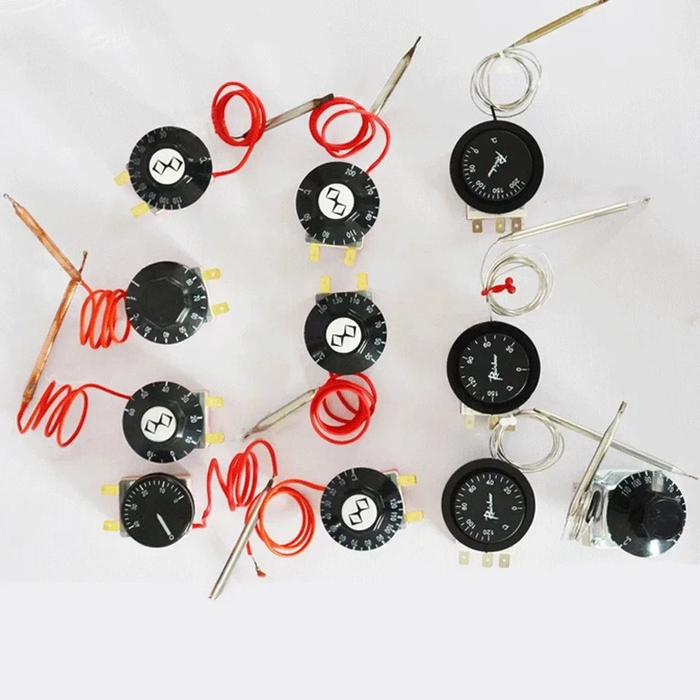 Adjustable Temperature Control Range  0-120℃ 30-150℃ 50-200℃ 30-110℃ Knob Temperature Control Switch Thermostat