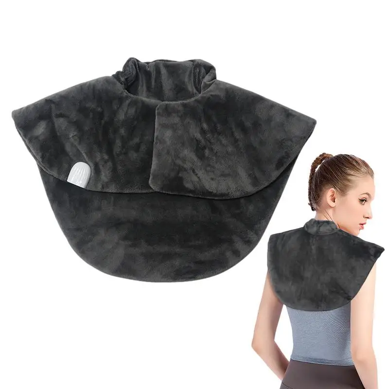 Heating Pad Winter Warm Scarf Neck Wrap Bib Thermal Hood Neck Warmer Scarves For Winter Sports Motocycle Riding Scarf 85-90W