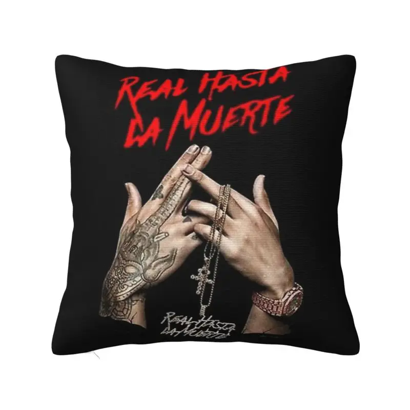 Custom A-Anuels AA Vintage Hasta Cushion Covers Sofa Decoration Real Hasta La Muerte Square Throw Pillow Cover