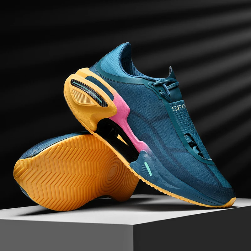 New Great Shadow Men's and Women's Shoes Support Stable High Elastic Speed Running Shoes Bounce Breathable Light Sports