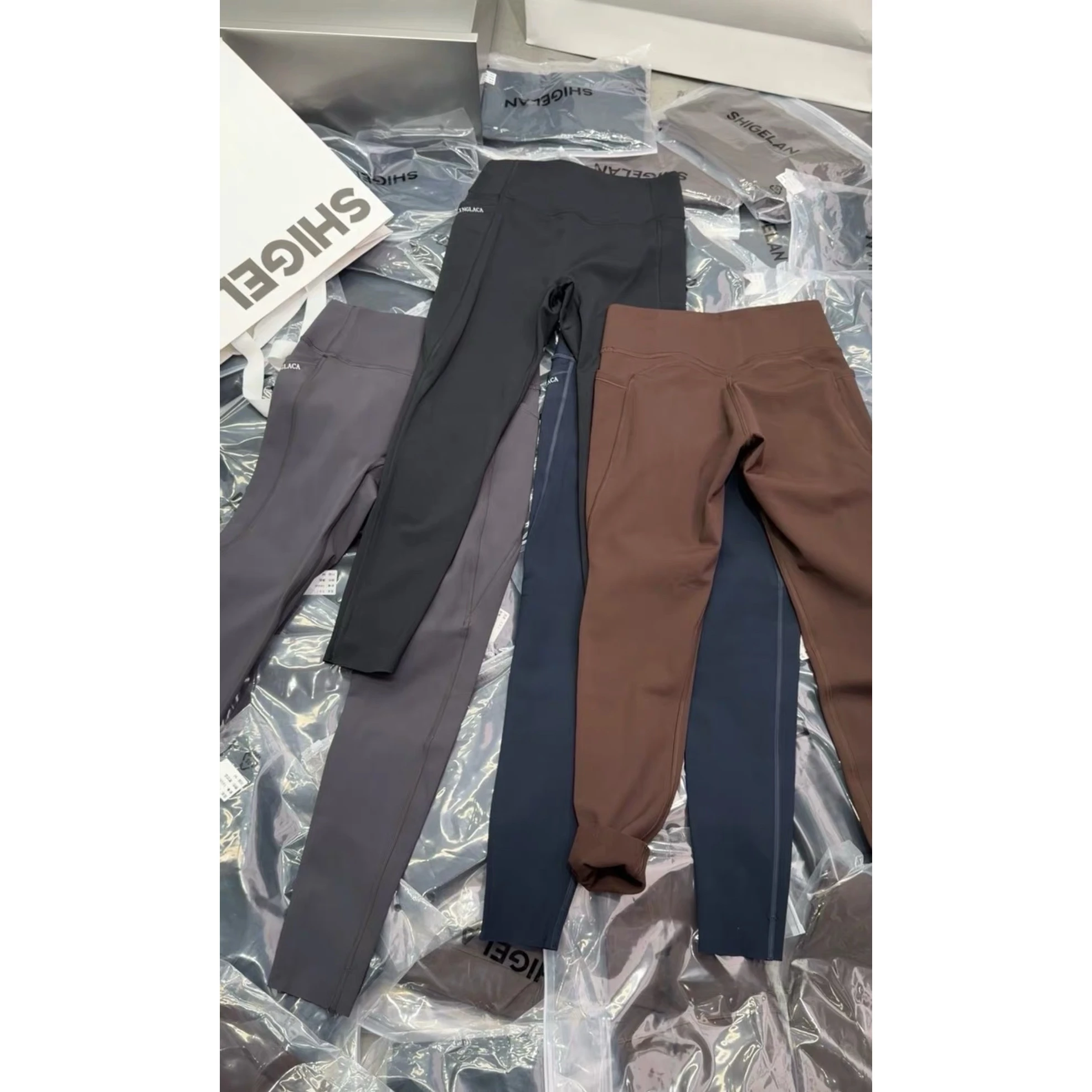 

Spor Thin Fce Yoga Pants Women's Autumn Winter Faionable ket Abdominal Lettering Ladies Trousers Casual Bot