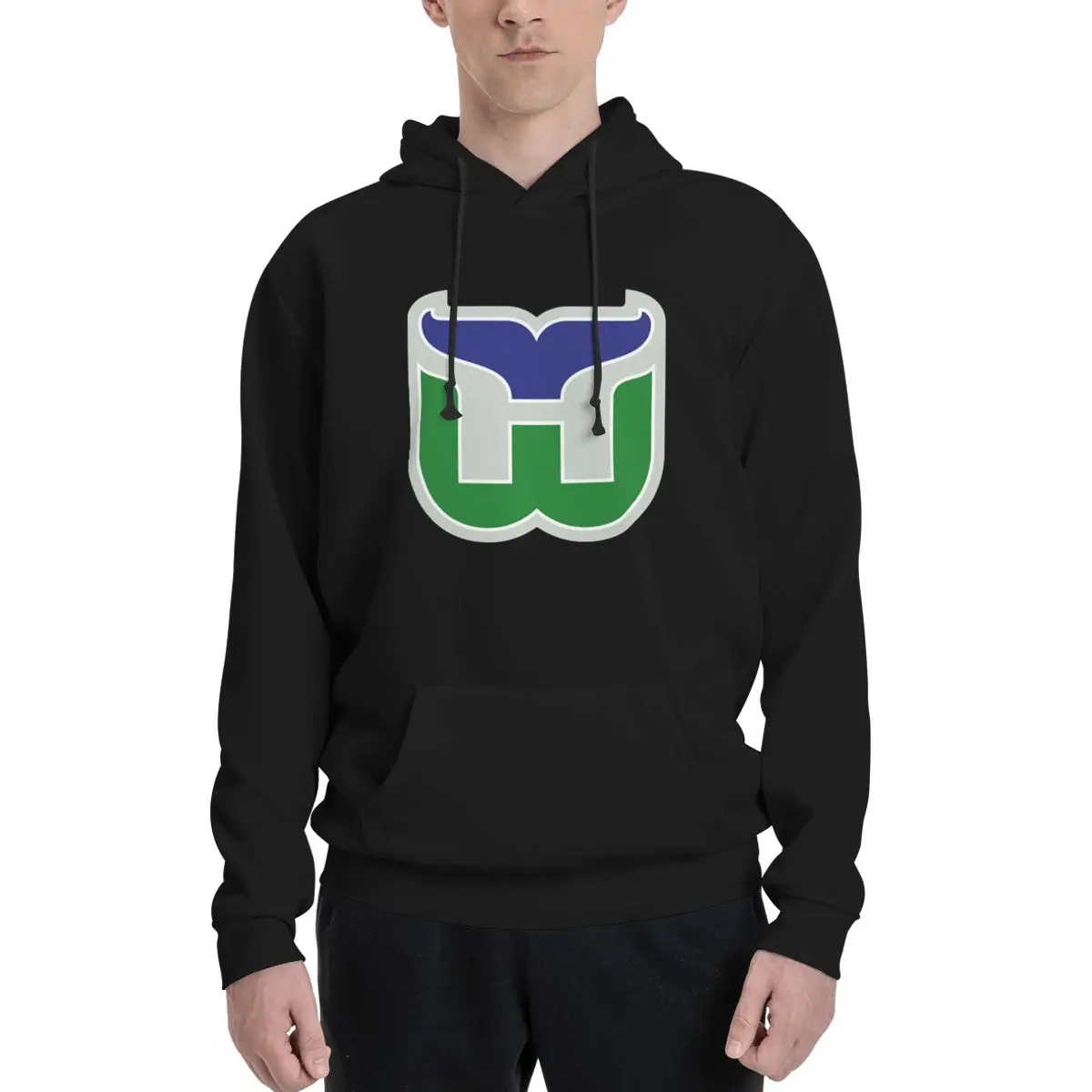 Hartford Whalers Casual Un suéter con capucha para hombre