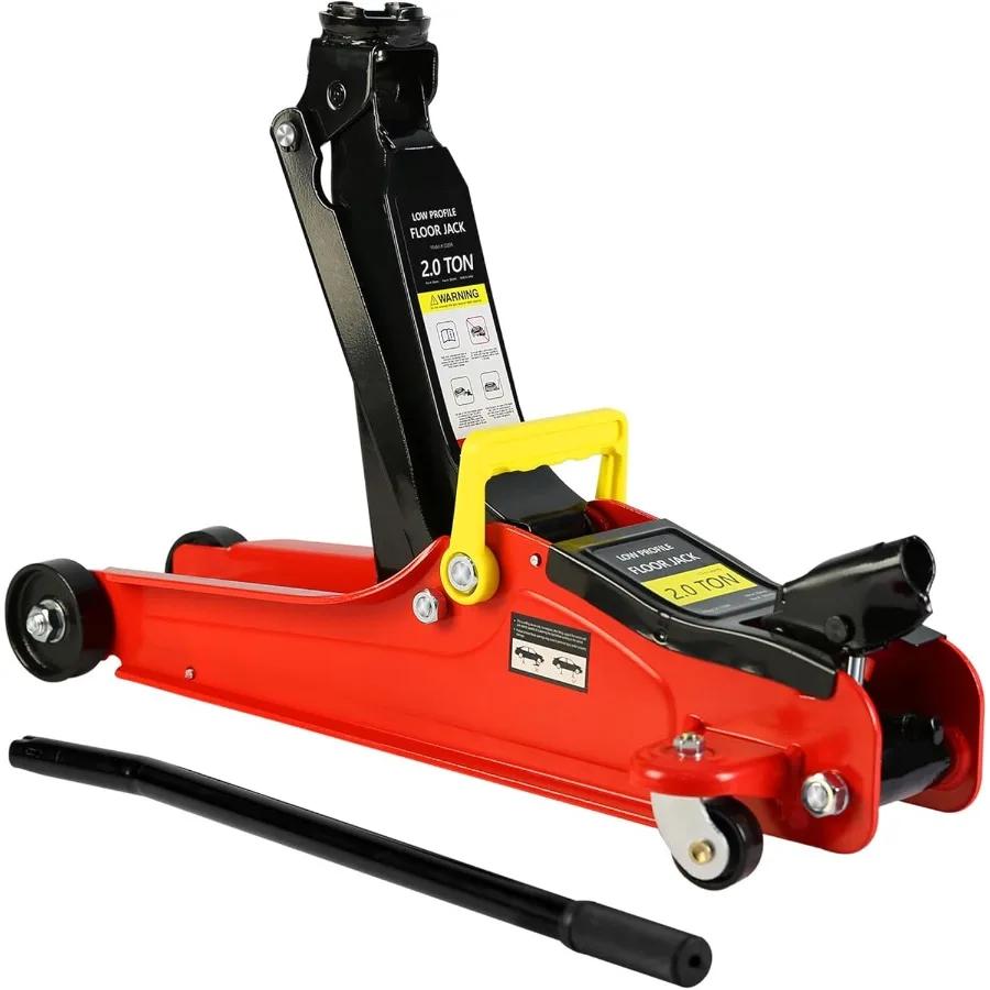 

Floor Jack 2 Ton Low Profile Floor car Jack Heavy Duty Hydraulic Steel Racing Floor Jack with Single Piston Quick Lift Pump 2T