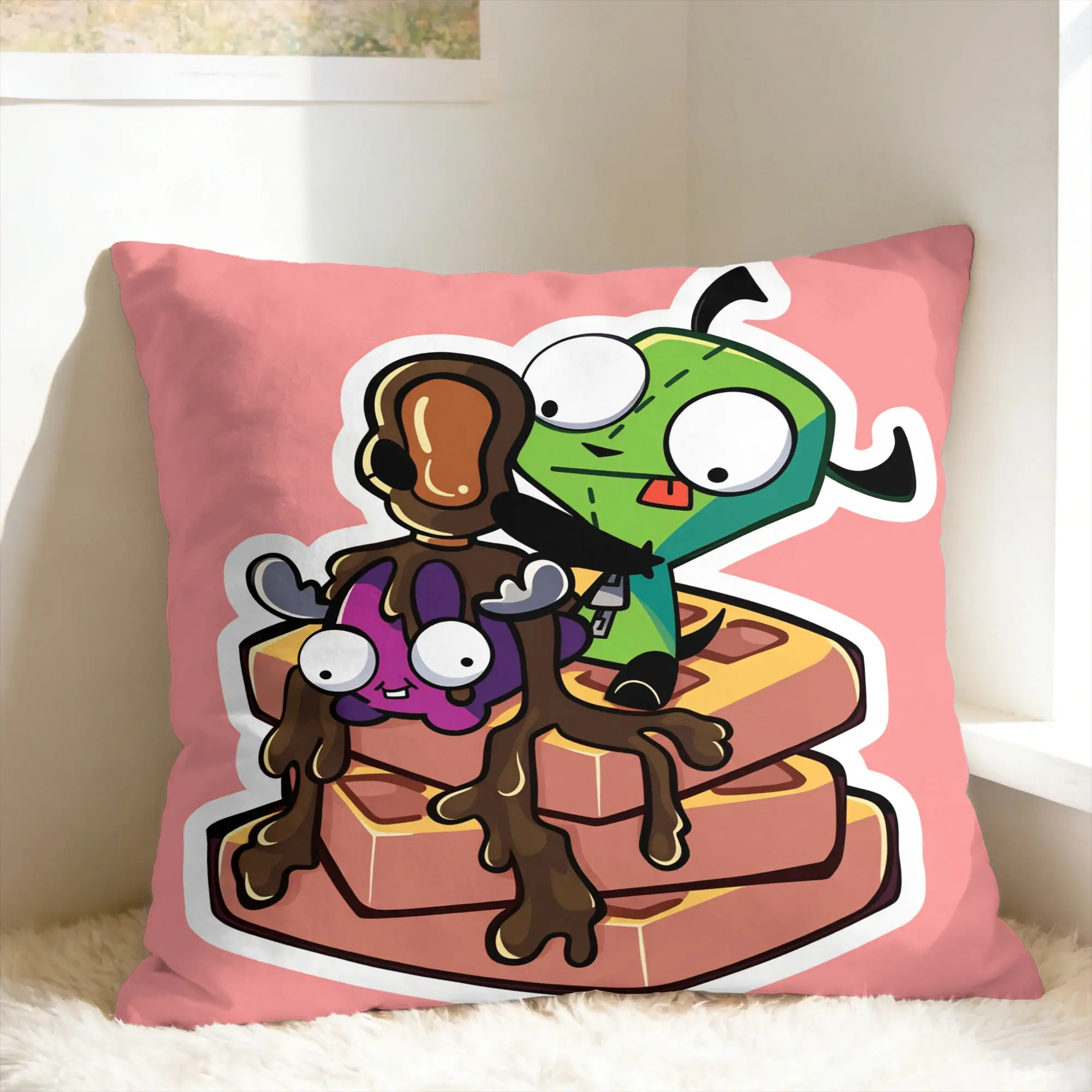 Pillow Case I-Invader ZIM Anime Soft  Pillow Cover For Wedding Party Home Decor Kawaii Pillowcases