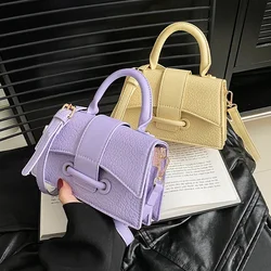 Luxury Purple Crossbody Bag For Women 2024 Spring Designer Handbag Mobile Phone Bag Top Quality Pu Leather Mini Bag Brand Bolsos