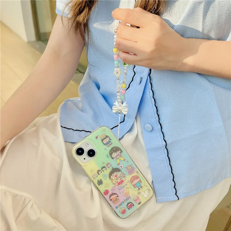 Skip and Loafer Young Girl Boy Japan Anime Phone Case for iPhone 12 13 14 15 Pro Max スキップとローファー Cute Cartoon IMD Cover