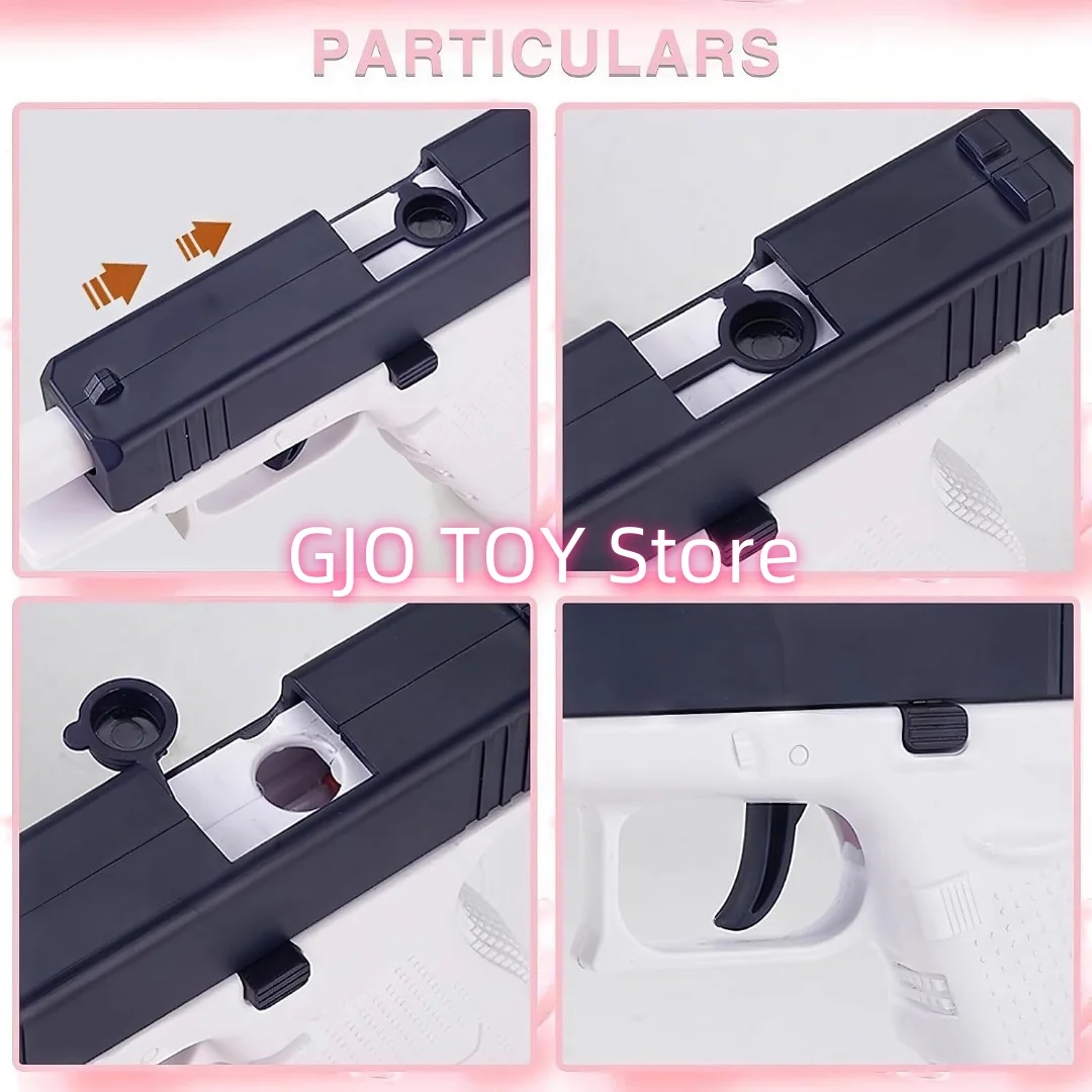 Mini pistola manual para meninos e meninas, brinquedos de praia, pistola jogos ao ar livre, verão