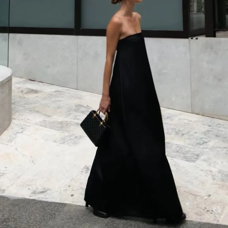 Faionable مثير Strapl Bal Dr ارتفاع الخصر ألف خط تنورة طويلة ثوب مسائي الملابس النسائية لباس غير رسمي لا العلامة التجارية