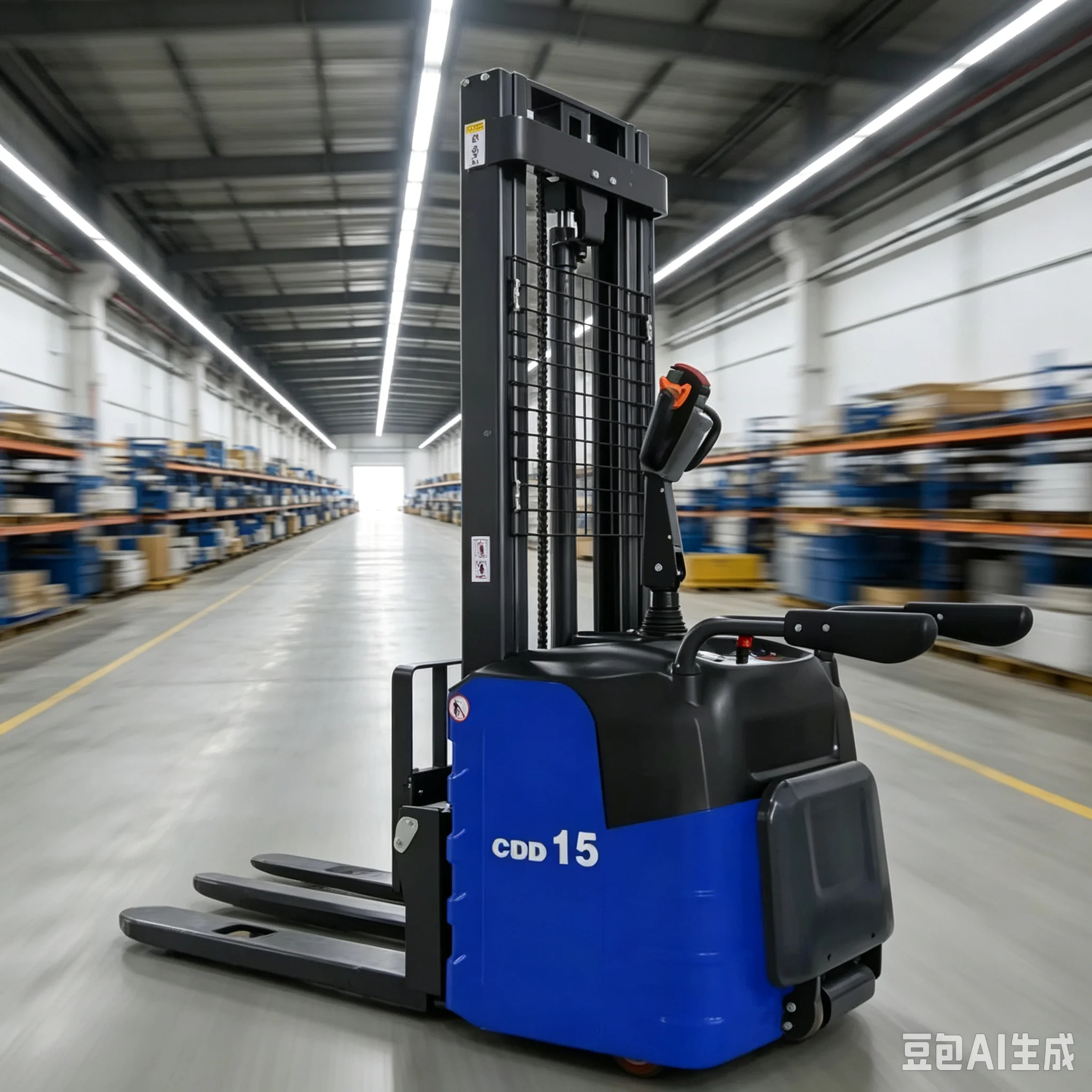 Customized Electric Stacker 1.5 Ton 3M/4M Driving Station 2 Ton Load Capacity Mini Hydraulic Truck New Condition Factory Direct