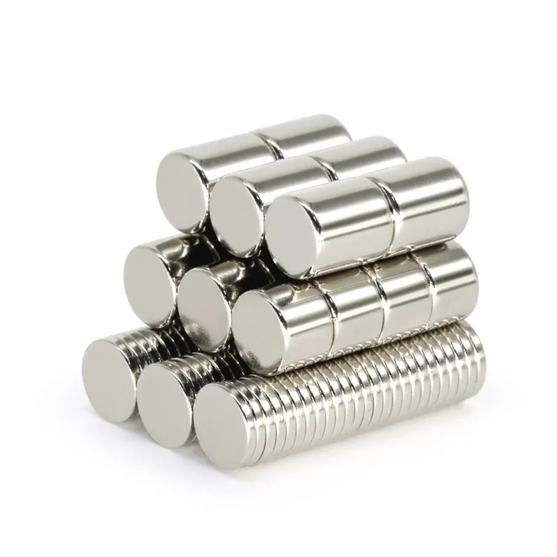 10pcs/lot Diameter 7 mm Thickness 1-10 mm N52 High-strength Small round Mini Cylindrical Magent Suitable for Refrigerator