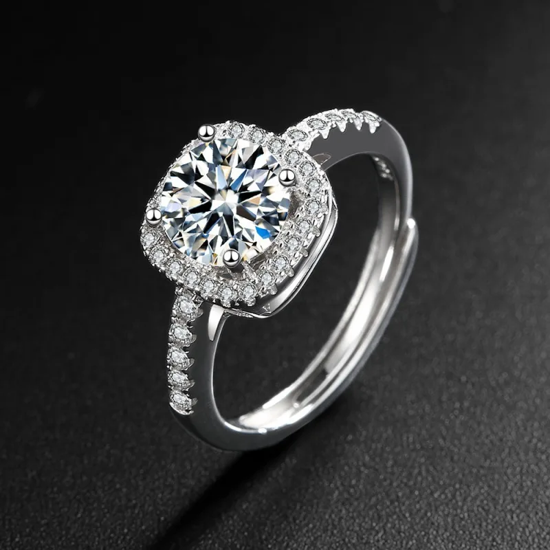 925 Sterling Silver Ring Exquisite for Women Cassic Wedding Jewelry Engagement Bands Fine Fashion Gift Party High Quality