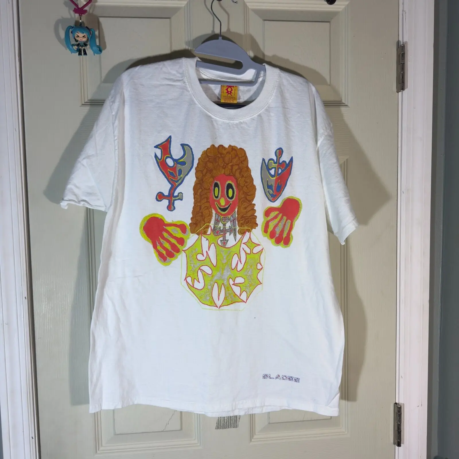 Bladee Excelsior Exeter Sprite White Shirt sz L Yung Lean Drain Gang ecco2k