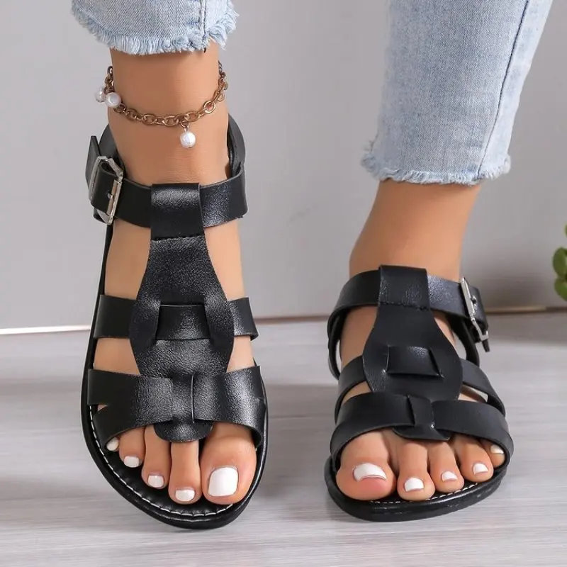 

NEW Summer Sandals Shoes for Women Wedge Platform Open Toe Sandals Woman High Heels Casual Shoes Lady Fashion Female Plus Siz 43