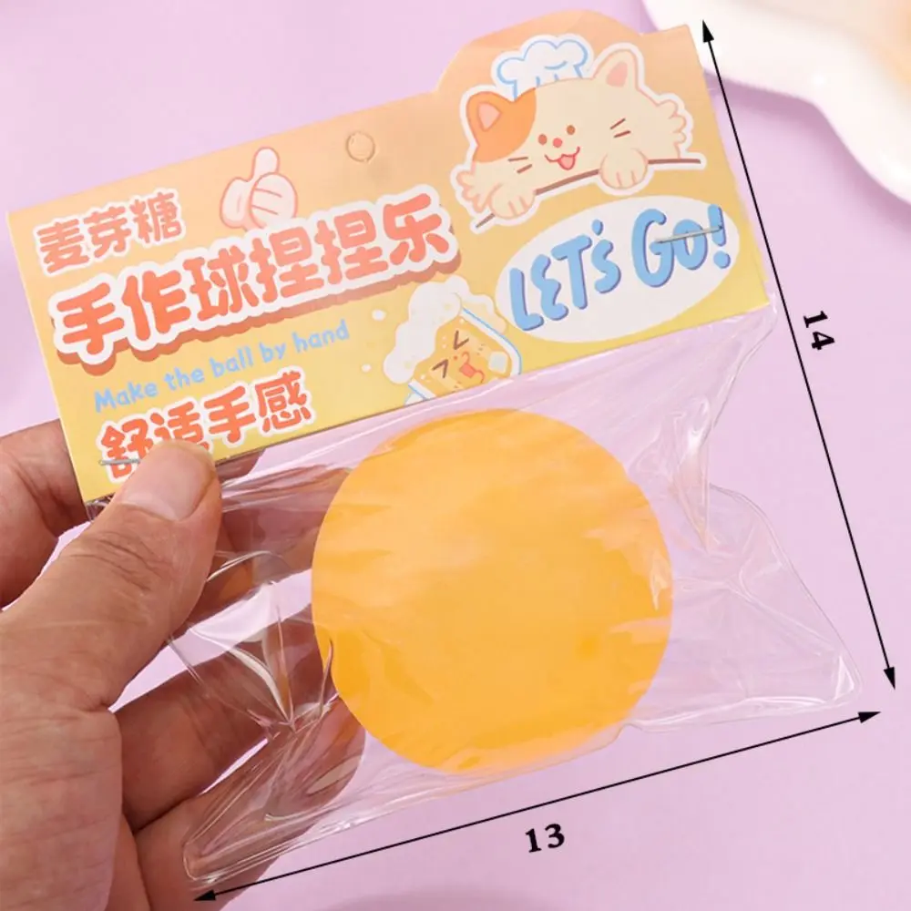 2Pcs Luminous Balls Glow in The Dark Squeeze Balls Sticky Slow Rebound Maltose Fidget Toys Creativity Pinch Toy