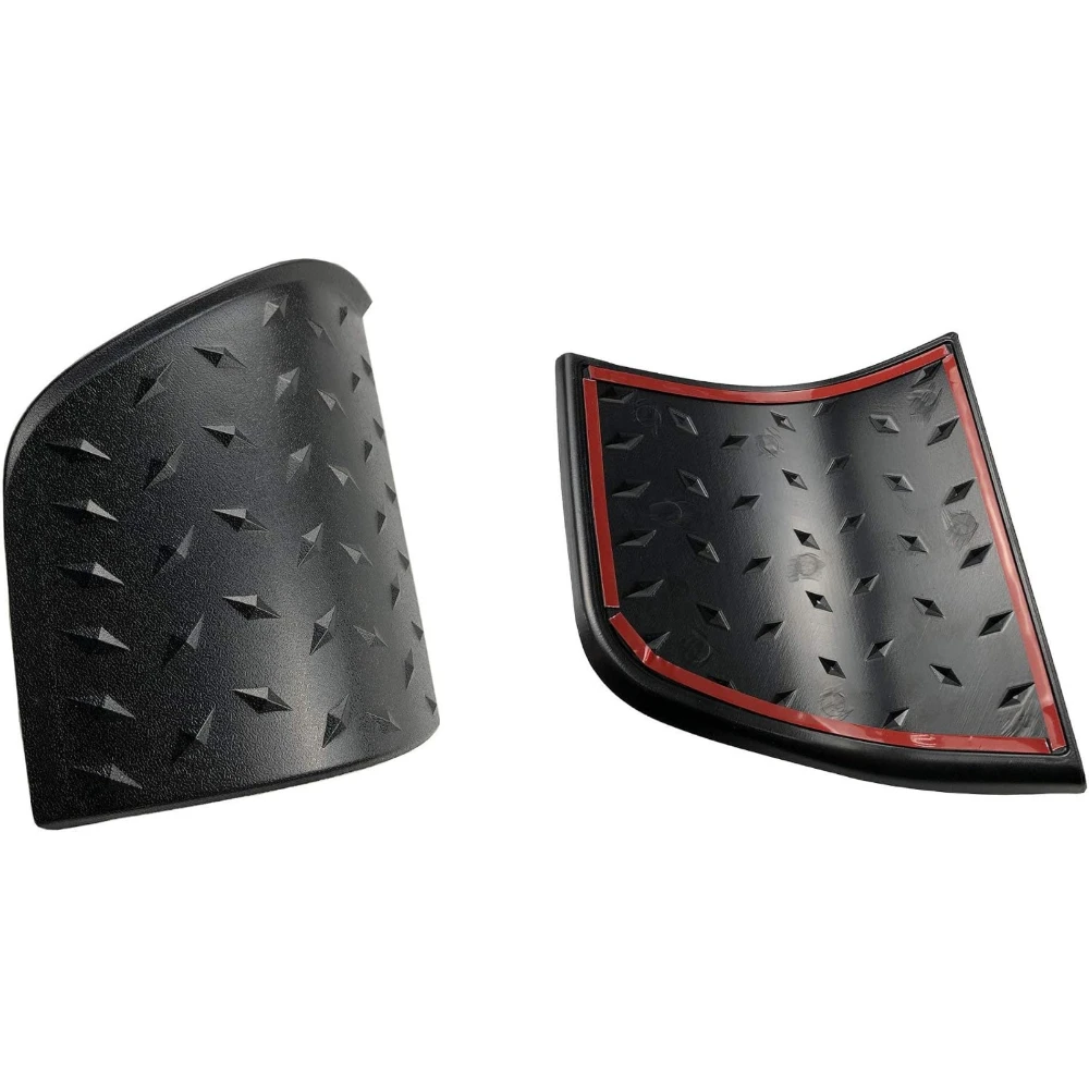 Black ABS Cowl Body Armor Powder Coated Finish Outer Cowling Cover Compatible for 1997-2006 Jeep Wrangler TJ - A Pair