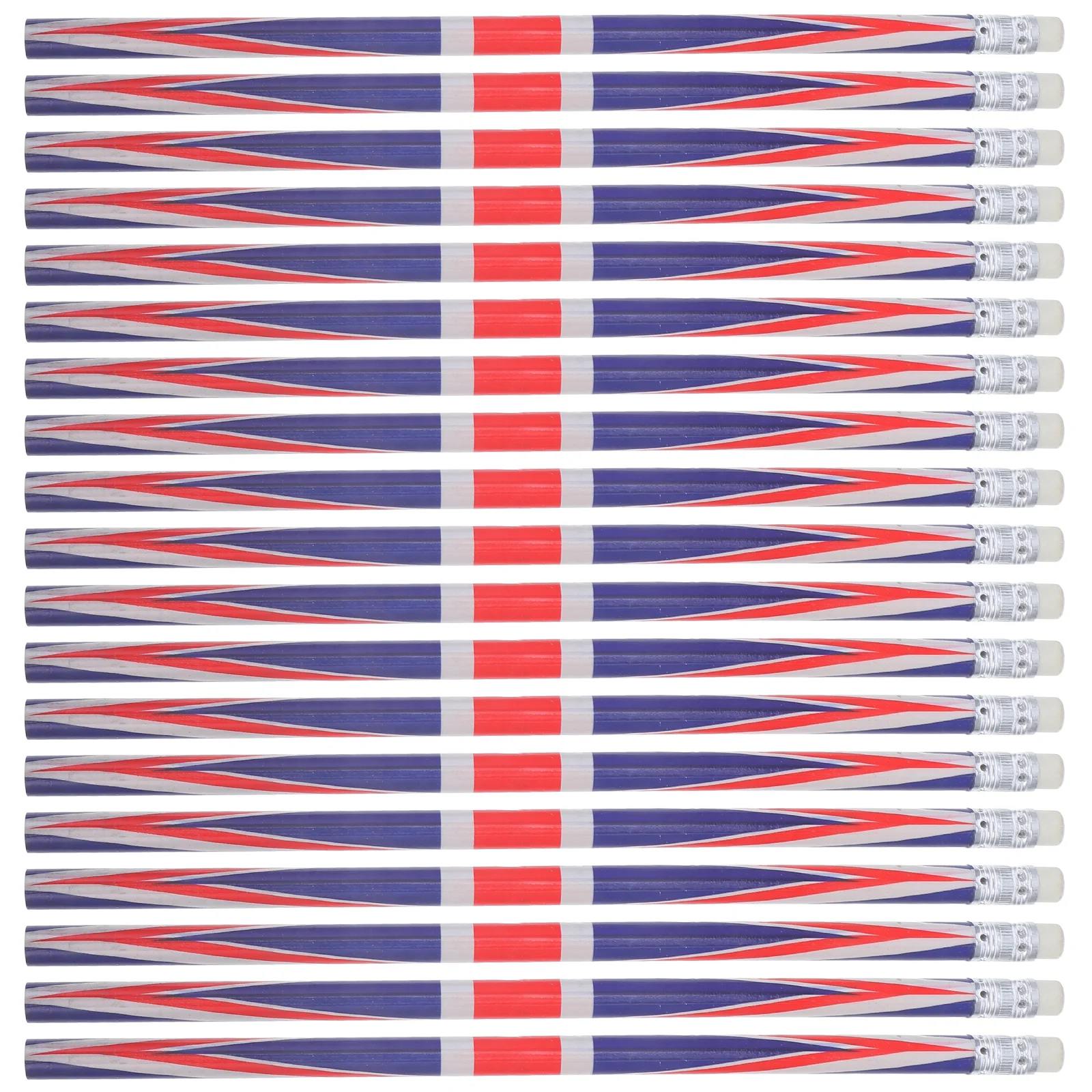 

60 Pcs Colored Pencils Portable Wooden Sketching The Sign Drafting England Flag Writing Student