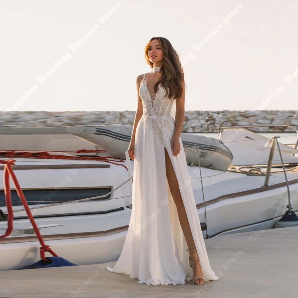 

2025 Vintage Sleeveless Wedding Dresses Sheer Tulle Surface A-Line Bridal Gowns Mopping Length Ball Vestidos De Novia Customized