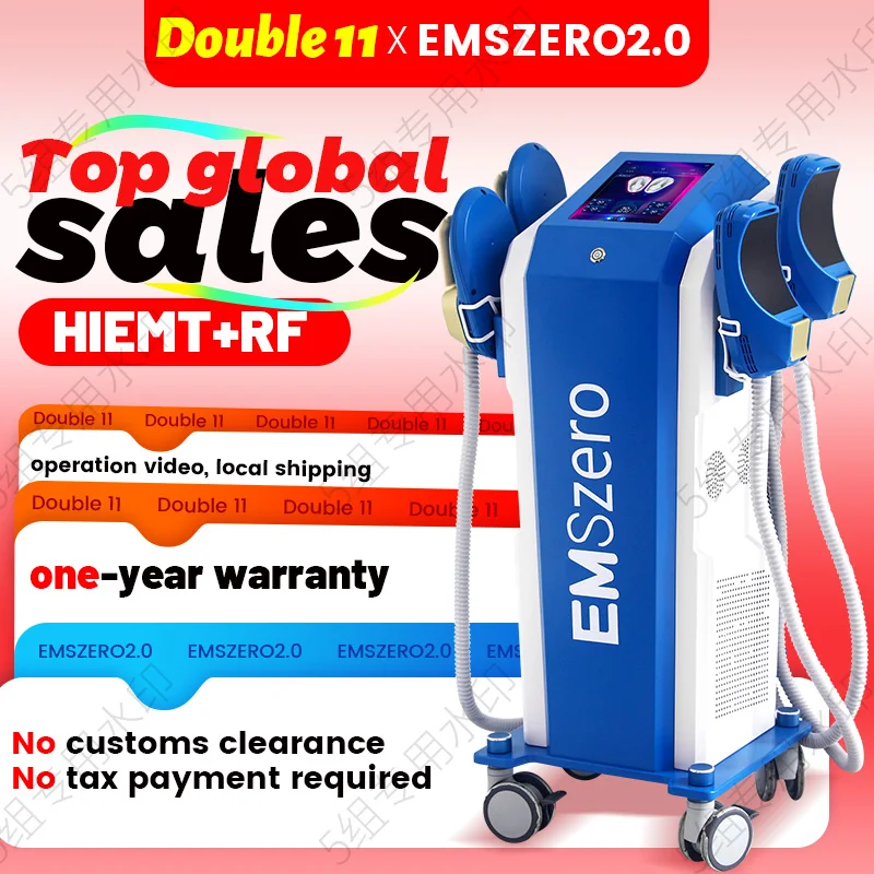 Emszero Machines 15 Tesla Professional 6500w NEO Body Slimming Muscle EMS Electromagnetic Stimulate Buttock Toning