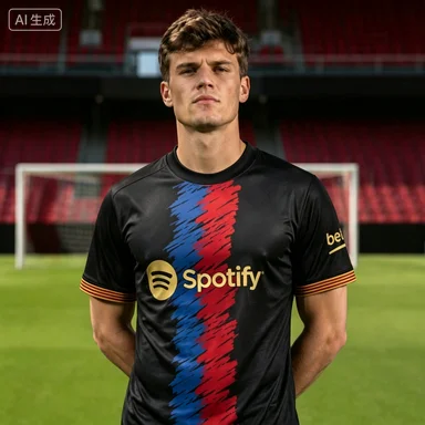 Barcelona Sonderedition Fan-Geschenk 3D-gedrucktes, lässiges, bequemes, atmungsaktives und schnell trocknendes T-Shirt für Männer und Frauen – Detail 1