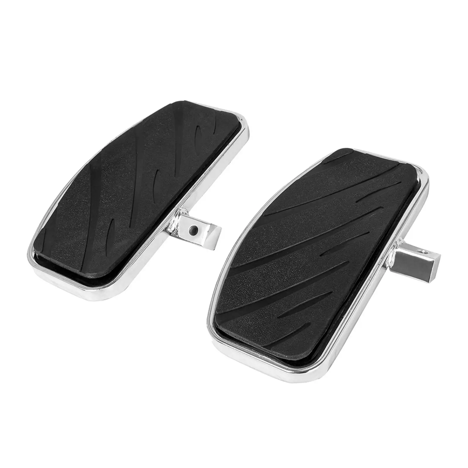 2Pcs Driver Use Front Rear Metal Motorcycle Foot Rest Pedal Foot Peg Footrest