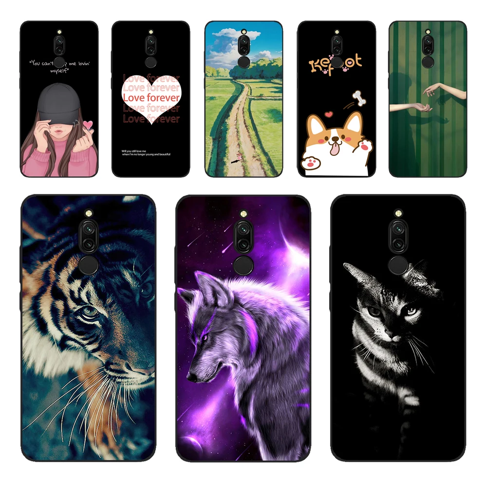 Case For Xiaomi Redmi 8 Case Silicon Soft TPU Back Cover For Xiaomi Redmi 8 Cover Redmi8 Phone Case Funda Coque Anime Shockproof