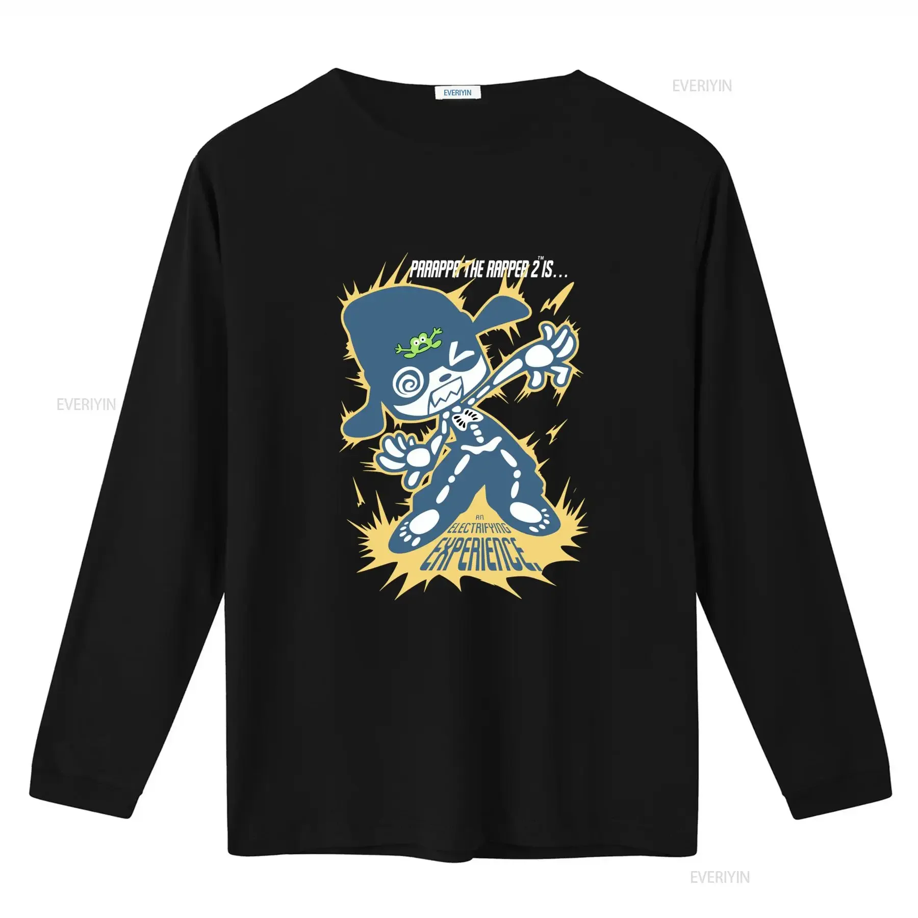 PaRappa the Rapper 2 All Size T Shirt For Fan Electric Experience Design Perfect Fans vintage Washed homme Stretched Stylish