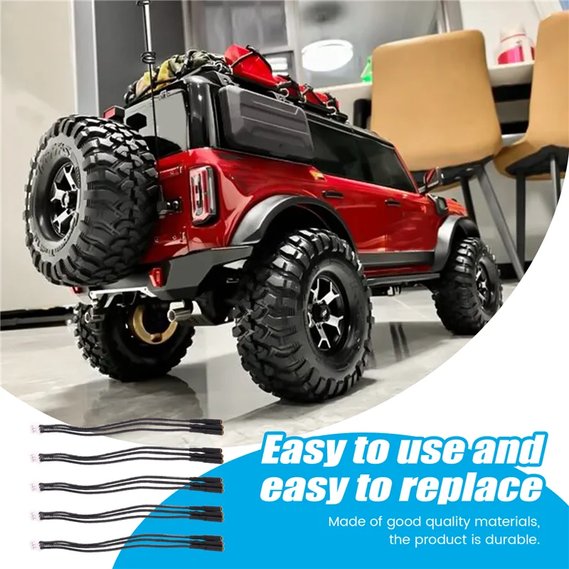 AS96-5PCS 2.0 الموز التوصيل إلى PH2.0 3Pin تحويل سلك فرش السيارات ESC تحويل تمديد سلك كابل لقارب سيارة RC