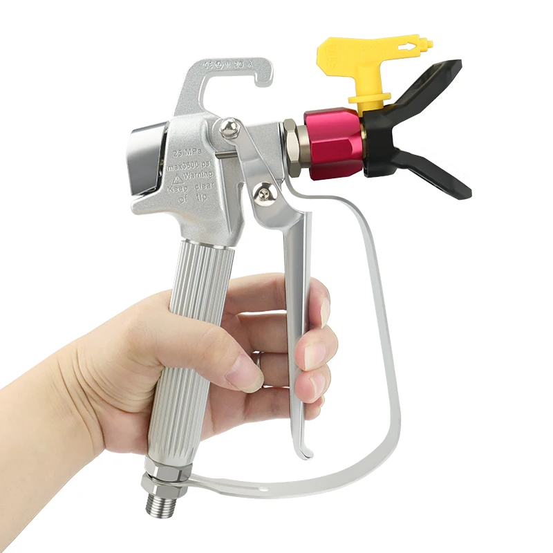 3600 PSI High Pressure Airless Spray Handheld Latex Paint Spray Gun Airless Paint Spray Gun Airbrush Spray Tip Nozzle Guard