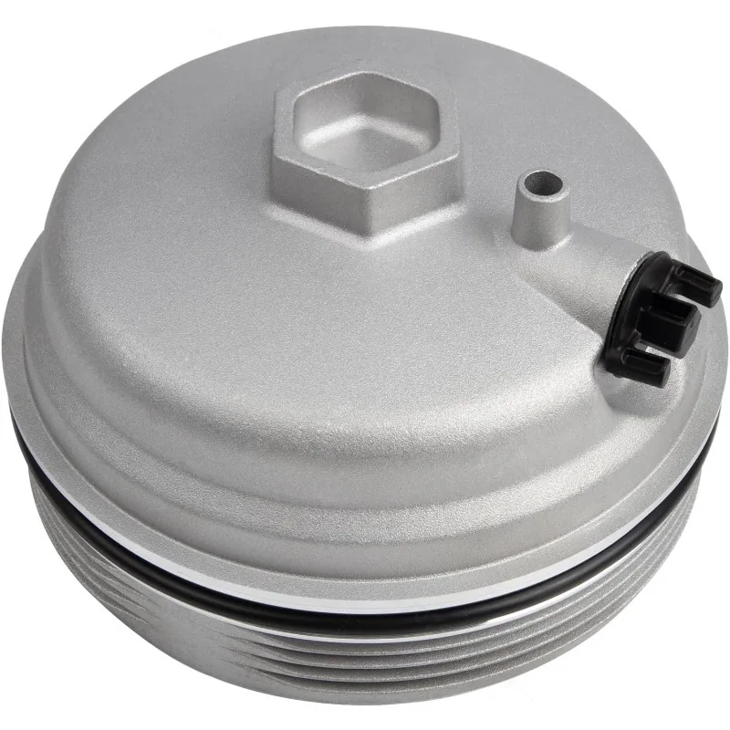 Fuel Filter Cap, 68436815AB 68436815AA, Aluminum Alloy, for Pickup Diesel Truck, Replacement Filter Housing Cover