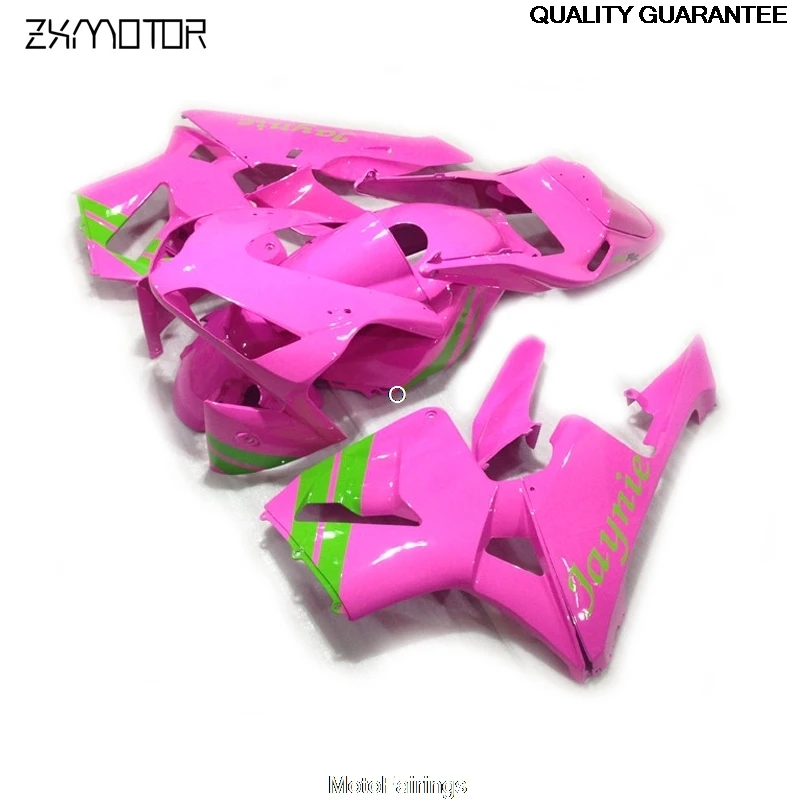 

Injection Motorcycle Fairing kits for Honda CBR600RR 2003 2004 pink green fairings set CBR 600RR 03 04 CX07