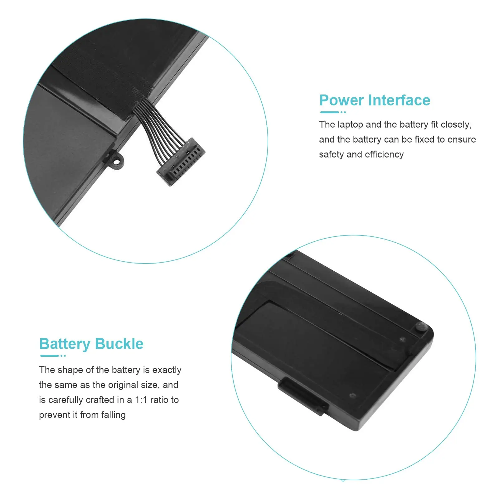 Imagem -05 - Bateria do Portátil para Macbook Pro A1321 A1286 Mc371ll Mid 2009 Mid 2010 Substituição 15 Polegadas A1321 A1286