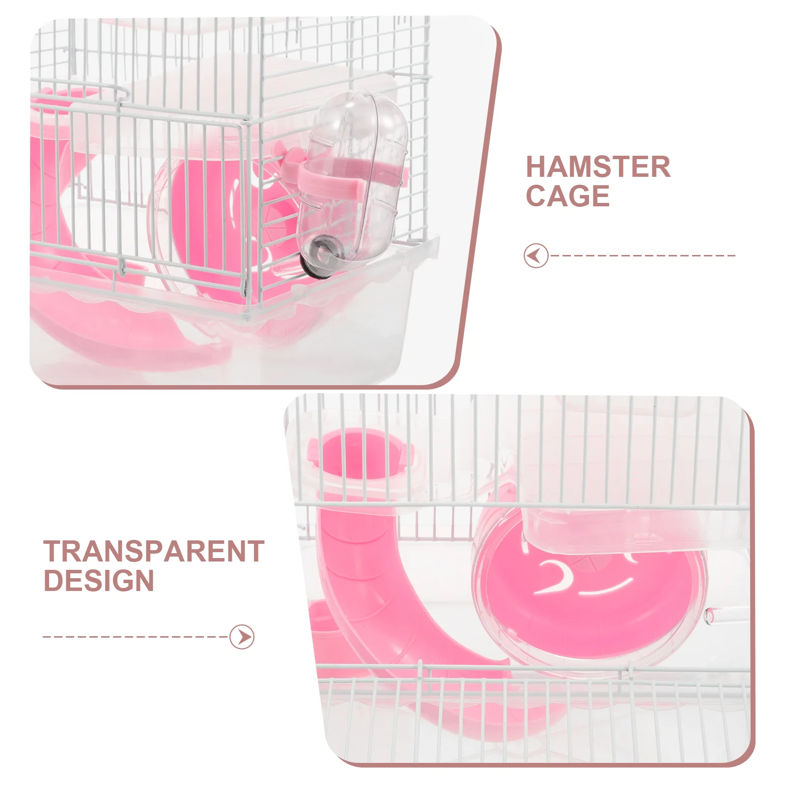 Double Layer Rat Cage Hamster Cage Rat Wire Cage Large Space Dwarf Hamsters Cage