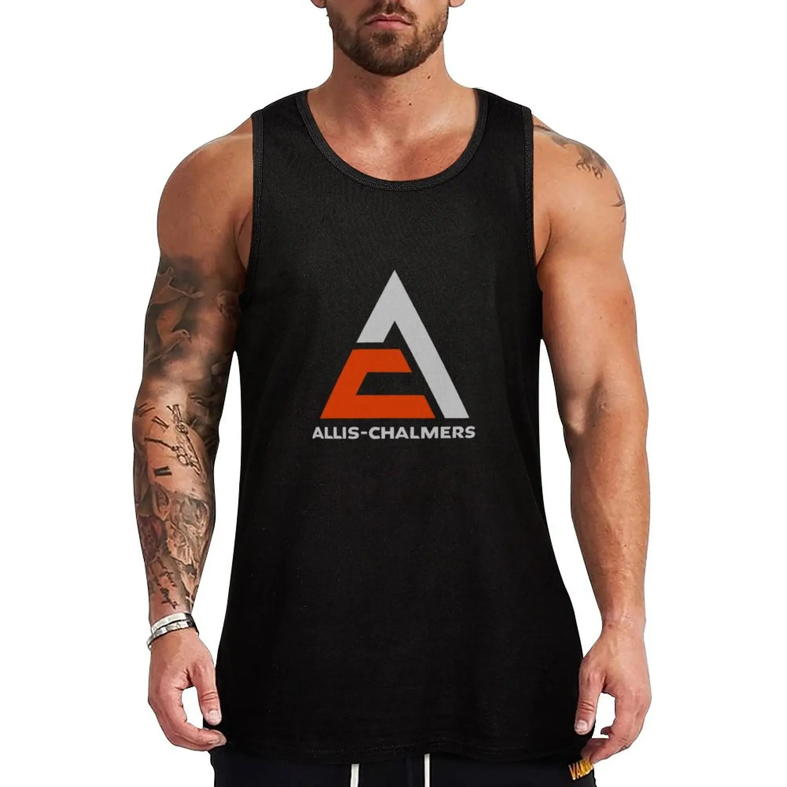 

TRACTORS ALLIS CHALMERS LOGO Tank Top training weight vest anime clothes