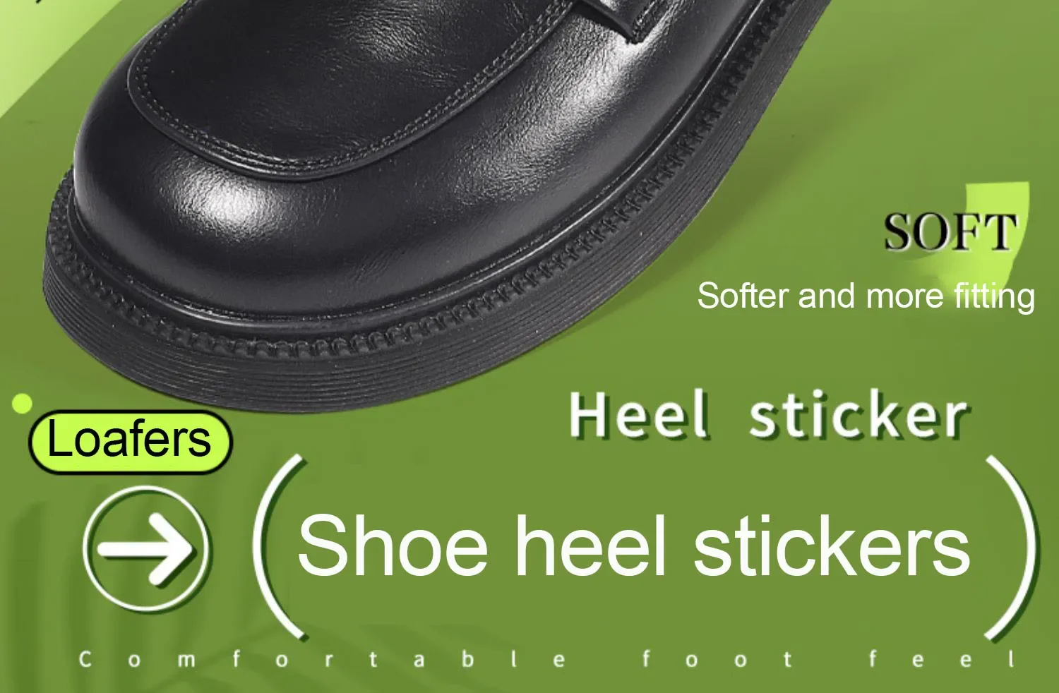 Absatzschoner für High Heels, Absatzschutz für Freizeitschuhe, Einlegesohlen zur Größenanpassung, Anti-Verschleiß-Fußpolster, Schuhpolster zur Größenanpassung, Polster – Detail 2