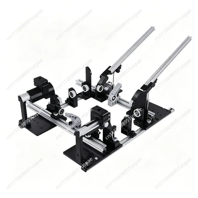 Portable Folding Manual Packaging Machine Adjustable Size Tool Box with Wheels for Airplane Case Packing