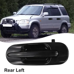 Auto Parts Outside Door Handle Exterior Parts Plastic Replacement 1 Pc Black For Honda For CRV 97-01 New Useful