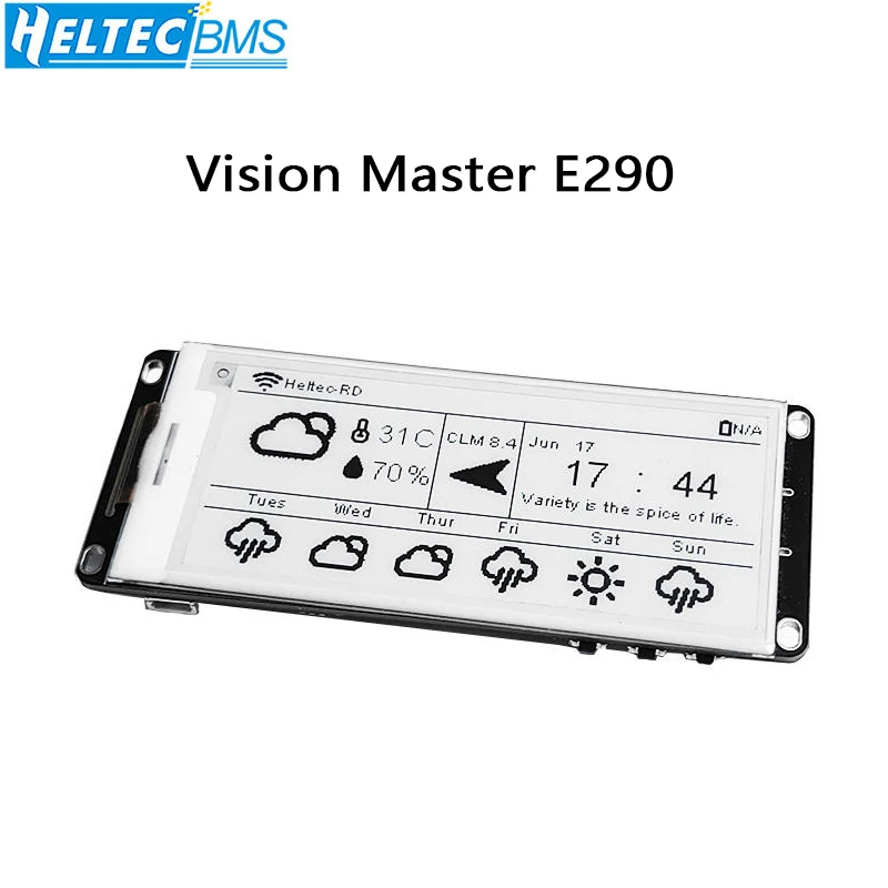 Vision Master E290  Supported ESP32 LoRa V3 Series Combined Dev-board  with 2.9 inch E-Ink with SX1262 Chip Bluetooth WiFi, LoRa