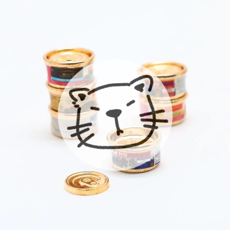 Popular 1/5Pcs Pretend Play Toys 1/12 Dollhouse Simulation Cat/Dog Can Mini Pet Food Toy Dolls House Home Decorations