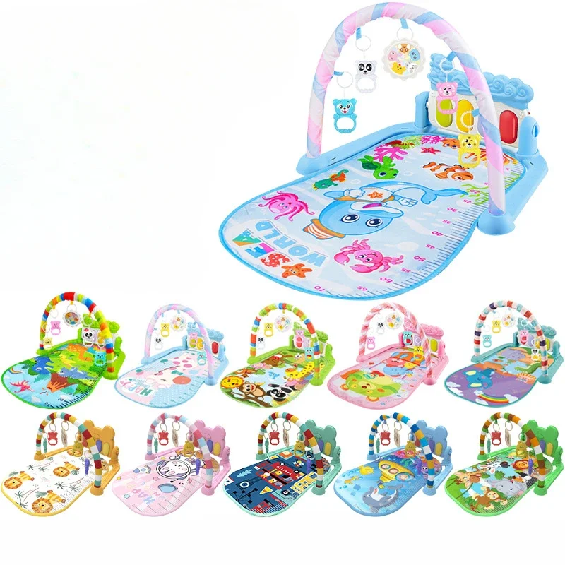 

Fitness Stand Baby Music Pedal Piano Play Mat Baby Feet Piano for Crawling and Grasping Toys for Newborn Infants