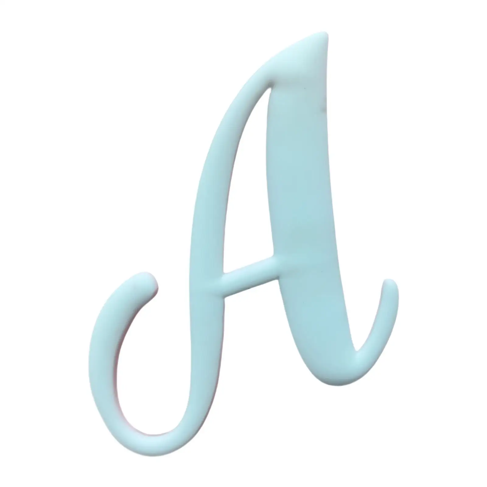 Letter Charm for Beach Bag Tote PVC Alphabet Pendant Cute DIY Accessory for Perforated Purse and Shoes