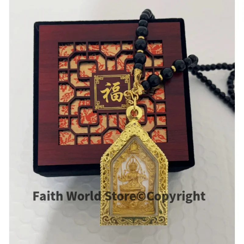 2026 GOOD Amulet safety Lucky talisman Asia Thailand temple Buddhism Buddha God figure Buddha Exorcism Pendant