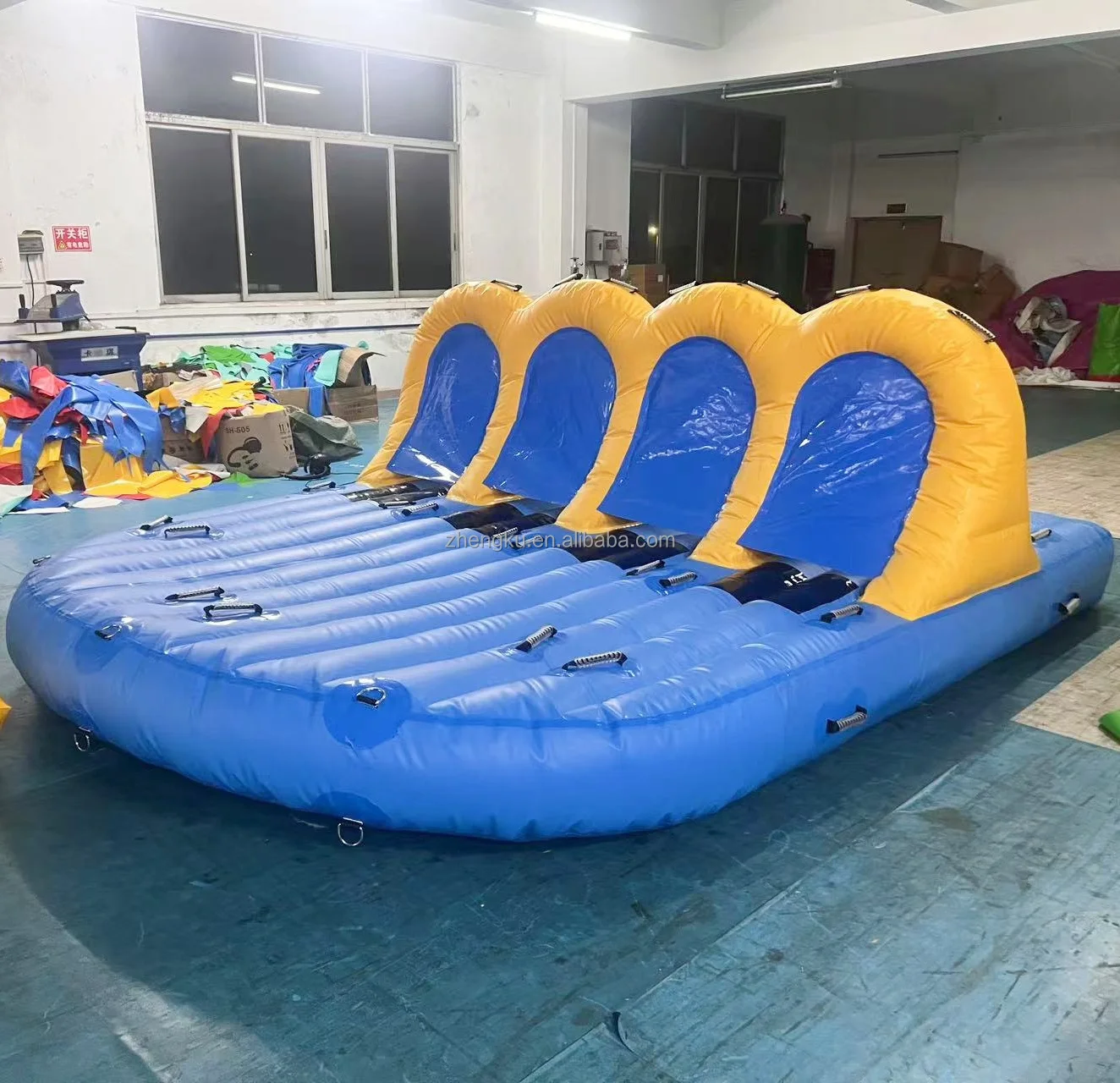 Inflatable Water Toy Band Wagon Towable Sofa Tube Inflatable Disco Boat For Water Sport Game