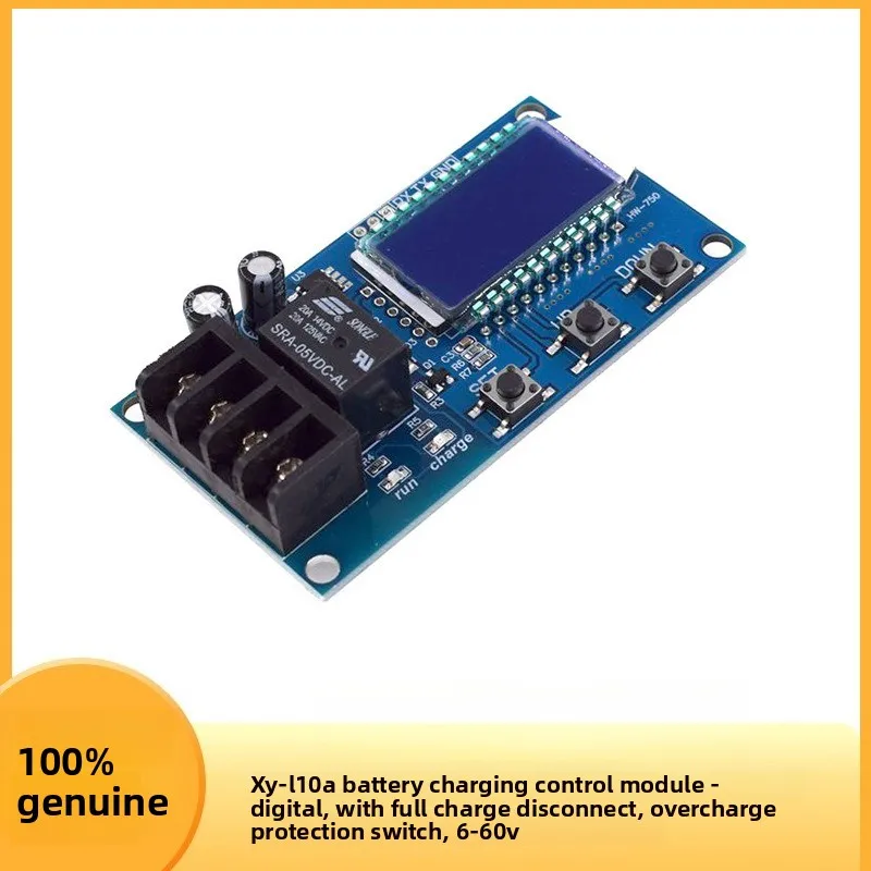 XY-L10A Battery Charger Control Module 6-60V Digital Auto Cut Off Overcharge Protection Switch